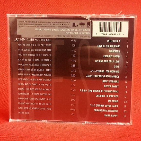 Love Is The Message The Best of MFSB 1995 Audio CD Legacy Rhythm & Soul - Picture 2 of 8